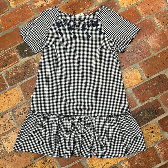 Entro drop waist gingham dress szS - Picture 8 of 12
